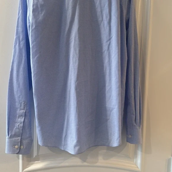 Tommy Hilfiger Men's Slim Fit Non Iron Gingham Dress Shirt -Size M - Picture 10 of 11